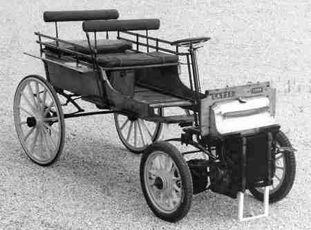 Voiture LATIL, type E. Traction avant.