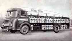 Camion LATIL type H14A1B3S, transport de bouteilles de gaz, BUTAGAZ.