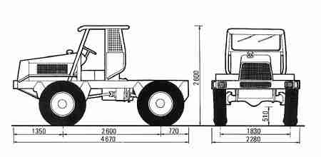 Cotes du tracteur Brimont TL80 tireur de lignes