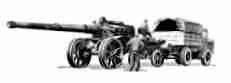 Tracteur LATIL type TARH, en traction de canon lourd.