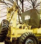 Tracteur TL73, bêche.